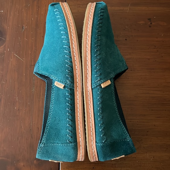 TOMS Suede Leather Alpargata / Espadrille - Picture 2 of 5